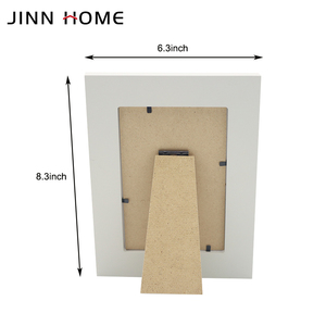 Jinn Home Personalizable 4*6 ''Marco <span class=keywords><strong>DE</strong></span> FOTOS Marco <span class=keywords><strong>de</strong></span> fotos <span class=keywords><strong>de</strong></span> <span class=keywords><strong>madera</strong></span> con pintura blanca y patrón <span class=keywords><strong>de</strong></span> Arte Negro Impresión UV Metal <span class=keywords><strong>de</strong></span> hierro - Product Image 5