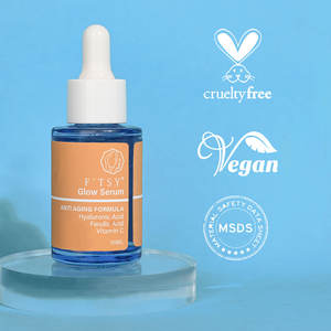 Rides visage sérum acial lueur vitamine C E B5 Anti-âge sérum à l'acide hyaluronique vitamine C acide hyaluronique sérum de soin de la peau - Product Image 3