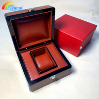 Boîte à montre en bois de luxe de haute qualité pour montre à quartz, avec logo personnalisé et emballage cadeau élégant, vente en gros