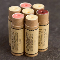 Tube de baume à lèvres en papier kraft naturel avec étiquette personnalisée, sans plastique, tube de baume à lèvres en papier