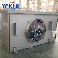 Spiral IQF Tunnel Cooler Stainless Steel Evaporator Coil untuk Toko Roti