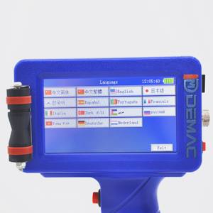 Imprimante à jet d'encre <span class=keywords><strong>portable</strong></span> J501 Pro 12,7 mm Imprimante TIJ portative pour carton bouteille plastique - Product Image 3