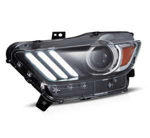 ชุดไฟหน้า LED เต็มรูปแบบ พร้อมไฟเลี้ยวแบบ Sequential สำหรับรถฟอร์ด มัสแตง ปี 2015 2016 2017 - Product Image 3