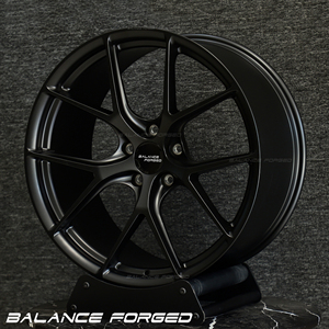 Rines BALANCE Forged Y-Spoke en Negro Mate de 18, 19 y 20 Pulgadas, 5x112 5x120, Ligeros, para BMW M3 M4, Mercedes A45 AMG, <span class=keywords><strong>Ford</strong></span> <span class=keywords><strong>Mustang</strong></span> - Product Image 6