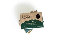 Boîte d'emballage cosmétique carrée biodégradable en kraft brun écologique personnalisée pour savon, boîte à savon pliante en carton avec logo personnalisé