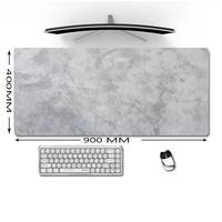 Tapis de souris de jeu en caoutchouc antidérapant à motif marbre gris, écologique, résistant à l'eau, épaisseur personnalisée, vente en gros