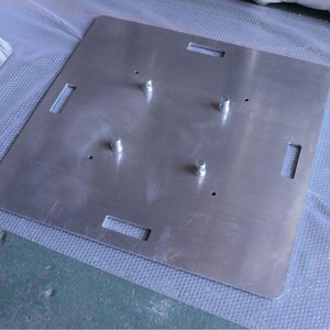 Placa Base Cuadrada de Aluminio Profesional para Truss, Soporte de Suelo Estable para Sistemas de Iluminación de Escenarios y Eventos - Product Image 2