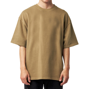 Premium Unisex Streetwear Cotton Shirt Heavy <b>Weight</b> Boxy White t Shirt High Quality Oversized Plain <b>Blank</b> Men's T-shirts - Product Image 1