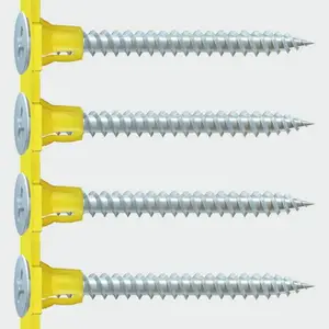 M3.5 M4.8 Wholesale Collated Gypsum Board Drywall Screw White Zinc With Wood And Armor Plate