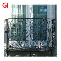 Grille de protection décorative en fer forgé style thaïlandais, résistante au vent et à la corrosion, pour portes, fenêtres et balcons