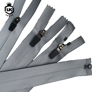 Lanke Fermeture à glissière imperméable réfléchissante à extrémité ouverte et bande réfléchissante à extrémité ouverte Fermeture à glissière étanche avec curseur YG et fermeture à glissière en caoutchouc - Product Image 4