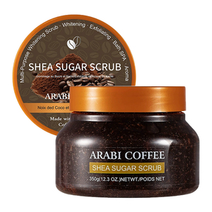 COFFEE Shea Sugar <b>Scrub</b> 350g Pine Apple Exfoliating Body <b>Scrub</b> For Body Face <b>Hand</b> Foot Exfoliate Remove dead skin and Moisturize - Product Image 1