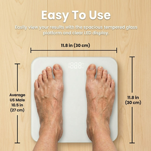 Báscula Digital Inteligente para Baño, Inalámbrica, Bluetooth, con Análisis <span class=keywords><strong>de</strong></span> <span class=keywords><strong>Grasa</strong></span> Corporal, Capacidad <span class=keywords><strong>de</strong></span> 180 kg/396 lb - Product Image 2