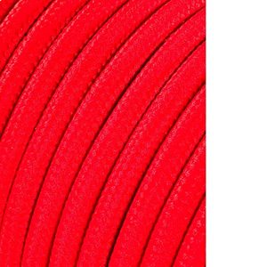 Câble tubulaire H03VV-F 2x0,75 mm rouge, 5 m, idéal pour les connexions électriques et l'utilisation en extérieur. - Product Image 1
