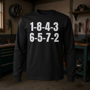 18436572 T-shirt à manches longues pour mécanicien moteur V8 Fire Order - Product Image 3