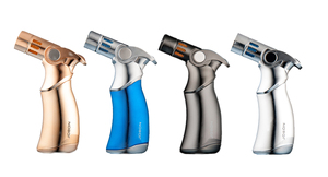 Nueva antorcha portátil de llama para Kit de ahumador de whisky, encendedor de barbacoa y logotipo personalizado, soplete de butano, antorcha de 4 llamas - Product Image 2