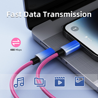 Venta al por mayor USB a tipo C Cable 60W Cable de alta calidad 1M 1,5 M 2M tipo C Cable DE DATOS transferencia de carga rápida para Iphone 16