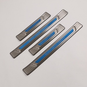 WZXD New Arrival <b>Car</b> Black Titanium Door Sill Guards Door Sill Plate Inner Door Sill Plate for Byd Seal 2023 - Product Image 6