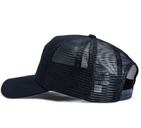 Chapeau de camionneur personnalisé de haute qualité en forme de cadre A 5 panneaux à profil haut Casquette de baseball à bord incurvé structuré avec logo