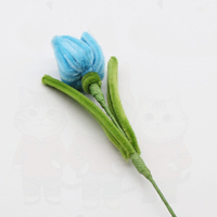 Buket Bunga Tulip Buatan Tangan yang Realistis dan Lembut dengan Desain Pipa Cleaner untuk Dekorasi Pernikahan Modern dan Meja Rumah