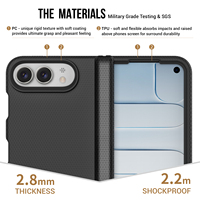 Étui de téléphone premium pour iPhone 18Duo, coque de protection antichoc pliable en PC rigide et TPU pour iPhone 18 DUO