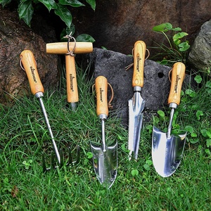 Winslow & Kit de 5 désherbeurs manuels de jardin en acier inoxydable avec manche en bois TG2102012-5 Ensemble d'outils de jardin manuels T - Product Image 4