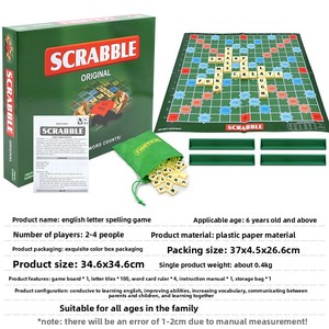 Jeu éducatif en plastique pour enfants avec lettres espagnoles et arabes, boîte de couleur incluse - Product Image 2