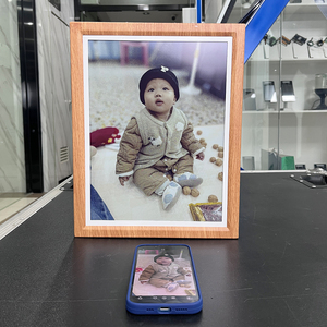 Afficheur numérique couleur <span class=keywords><strong>E</strong></span> Ink 13,3 pouces, technologie E6, 1600x1200, USB, WiFi, cadre en bois, autonomie ultra-longue, pour magasin de détail - Product Image 1