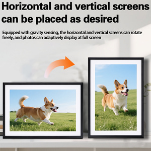 Màn hình cảm ứng độ nét cao 10.1 inch Khung ảnh kỹ thuật số Wifi Album điện tử máy nghe nhạc đồng hồ hình ảnh hiển thị video đứng Quà Tặng - Product Image 4