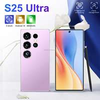 Teléfono Inteligente S25 Ultra Mini de 5.0 Pulgadas, 6+128 GB, Versión Global Desbloqueada, Teléfono Celular con Doble SIM, Disponible en Varios Colores, Batería de Larga Duración