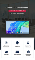 Tableta PC Industrial Ultrafina de 21.5 Pulgadas con Android 14, Montaje en Pared, POE, WiFi6E, Todo en Uno, para Señalización Digital y Publicidad