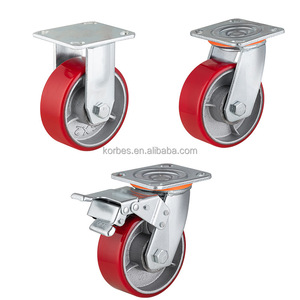 Top Plate <span class=keywords><strong>Casters</strong></span> <span class=keywords><strong>Swivel</strong></span> Universal Direction 1000kg 2 <span class=keywords><strong>3</strong></span> Tonnen <span class=keywords><strong>Heavy</strong></span> <span class=keywords><strong>Duty</strong></span> Pu Caster Wheel 8 Zoll <span class=keywords><strong>Heavy</strong></span> <span class=keywords><strong>Duty</strong></span> - Product Image 3