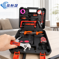Kit d'outils multifonctionnel pour électricien professionnel, boîte à outils de réparation et d'entretien pour la maison