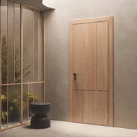 Portes intérieures en chêne de haute qualité, portes intérieures en bois de chêne blanc personnalisées et cadres