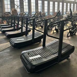 Peralatan Latihan Kebugaran Lari Bebas Tanpa Tenaga, Treadmill Lengkung untuk Gym Komersial - Product Image 5
