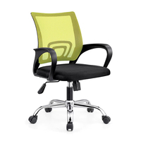 Vente en gros de chaise d'ordinateur de bureau moderne chaise de bureau ergonomique en maille pivotante en tissu