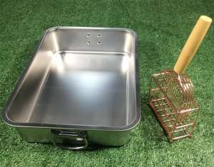 Productos para mascotas Limpieza de mascotas Caja de inodoro de acero inoxidable para gatos Bandejas de arena para gatos Caja de arena para gatos - Product Image 3