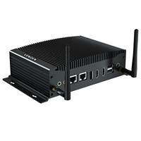 Ordinateur industriel sans ventilateur VENOEN Intel Core I7/i5/i3, double ports DB9 RS232/485/422, 2xDDR4 RAM (Max 64 Go), SSD M.2/NVME, disque dur 2,5''