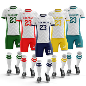 Großhandel Mode gedruckt Sublimated Full Set Fußball uniform Custom Plus Size 5xl Männer Hochwertiges Fußball trikot - Product Image 4