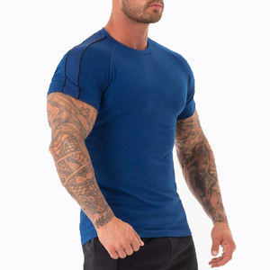 T-shirt manches longues pour homme, simple et décontracté, avec Logo personnalisé, pour Fitness, entraînement, sport, bon marché, collection 2020 - Product Image 5