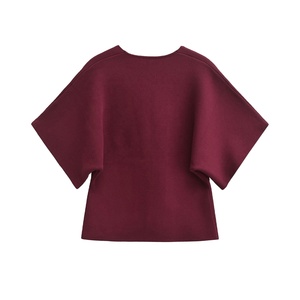 Abrigo de Punto para Mujer, Diseño Vintage, Prenda Exterior Femenina - Product Image 3