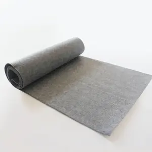 Feutre d'aiguille de polyester écologique Recyclé Feutre de polyester de tissu perforé par aiguille non-tissée de protection