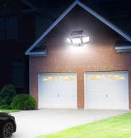 Lampe solaire murale extérieure étanche à détecteur de mouvement avec batterie 1800 mAh et autonomie de 6 à 12 heures – Offre spéciale