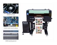 Printer UV DTF A3 30CM 3D TPU Patch Embossed Label Baru I3200 untuk Transfer Panas Pakaian, Logo Timbul, Roll to Roll