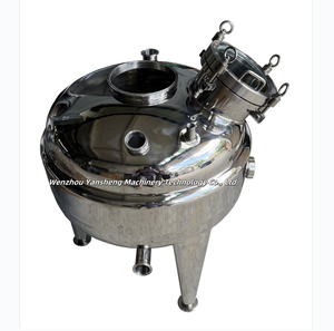 Cuve de distillation à chemise isolée 100L en acier inoxydable 304 avec agitateur, cuve sous pression sanitaire de qualité alimentaire pour la distillation d'alcool/éthanol à haute concentration - Product Image 2