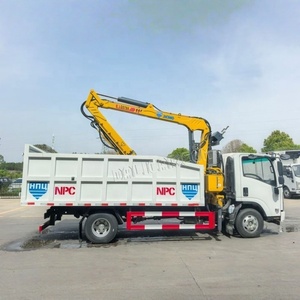 <span class=keywords><strong>Grue</strong></span> à flèche hydraulique pliante Isuzu KV600 de 6 tonnes avec grappin à briques, <span class=keywords><strong>grue</strong></span> montée sur <span class=keywords><strong>camion</strong></span> <span class=keywords><strong>benne</strong></span> 4x2 à vendre - Product Image 4