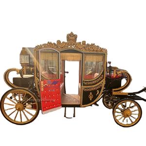 Bienvenida mostrar la exposición Atracciones Diseño personalizado Royal carruaje de caballos/Proveedores de China Carruaje de caballos para bodas - Product Image 1