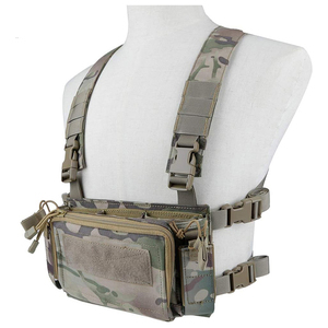 Groothandel Tactische Borst Tuig Met Multi-Pockets Hoge Kwaliteit Tactische Molle Vest Tactische Micro Borst <span class=keywords><strong>Rig</strong></span> - Product Image 2