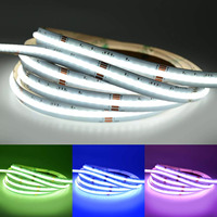Bande LED COB RGBW 24V 4-en-1, blanche, intelligente, Wi-Fi, étanche, variable, dimmable, flexible, colorée, bandes LED COB RGBW