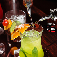 Kit de Barman Complet Mixologie avec Shaker à Cocktail Bouteille à Martini de 700ml, Pilon et Outils Accessoires de Bar